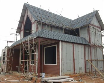 新型混凝土波型鋼網(wǎng)保溫內外墻